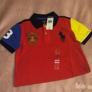 Boys size 6 big horse Polo Ralph Lauren shirt